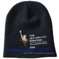 Custom Made Logo Acrylic Jacquard Knit Winter Sports Snow Daily Wool Beanie